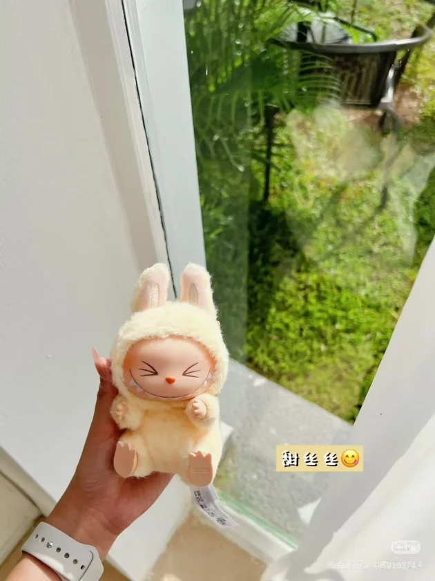 Bubble Mart Second & Third Generation Rab Plush Doll Toy Vinyl Face Frozen Character Explosive Toy Doll - 图片 6