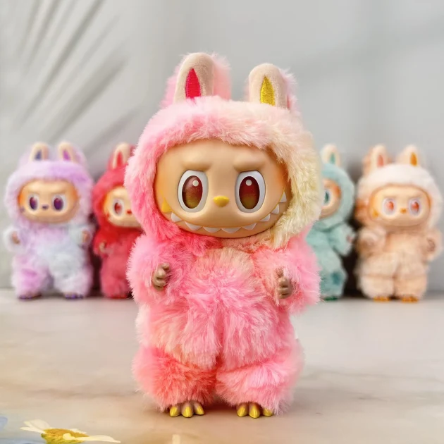 Most Popular POPMART LaBuBu V3 Bubble Mart Sit Party Vinyl Plush Blind Box Gift Ornaments - 图片 5