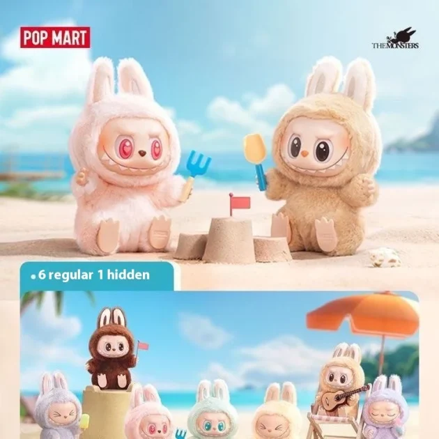 POPMART Bubble Mart LABUBU MONSTERS Sitting Party Customized PVC Vinyl Plush Blind Box for Animal Themed Anime Toy Collections - 图片 5