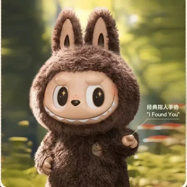 Limited 58cm Bubble Mart Babu Monster I Found You Rubber Face Plush Toy Labubu Anime Doll Collection Model Doll Toy Blind Box - 图片 4