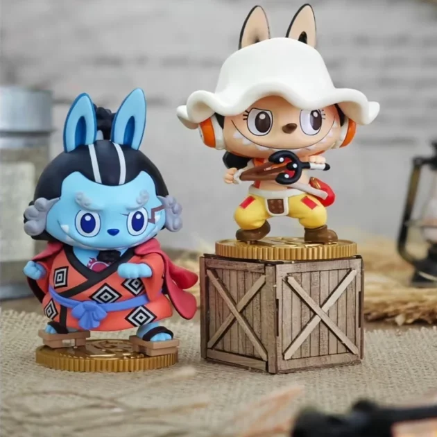 Crowdan LabubuOne Piece series Bubble Mart 100% genuine handmade blind box sailing series blind box labubu original popmart - 图片 3