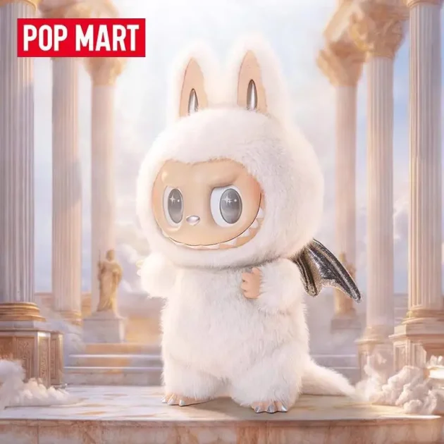 Genuine Zimomo Big Leader 2.0 Second Generation White Archangel 58cm Big Baby Vinyl Face Plush Doll Ornaments Frozen Characters - 图片 4