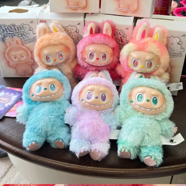 Most Popular POPMART LaBuBu V3 Bubble Mart Sit Party Vinyl Plush Blind Box Gift Ornaments - 图片 6