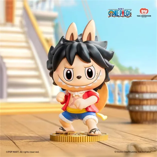 Crowdan LabubuOne Piece series Bubble Mart 100% genuine handmade blind box sailing series blind box labubu original popmart - 图片 5