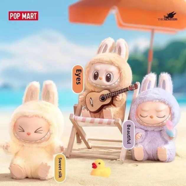 POPMART Bubble Mart LABUBU MONSTERS Sitting Party Customized PVC Vinyl Plush Blind Box for Animal Themed Anime Toy Collections - 图片 2