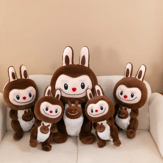 Wholesale New Bubble Mart Transformed Into Kangaroo Labubu Plush Toy Doll Children's Gift Foreign Trade - 图片 6