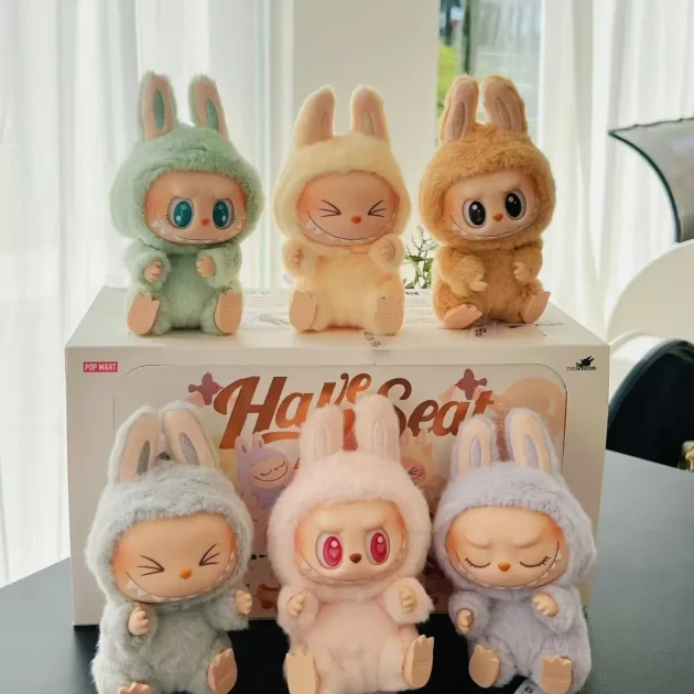Bubble Mart Second & Third Generation Rab Plush Doll Toy Vinyl Face Frozen Character Explosive Toy Doll - 图片 2