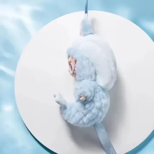 100% Official Genuine POP MART Labubu Singapore Merlion Plush Vinyl Blind Box Bubble Doll Plush New Animal Themed Gift - 图片 2