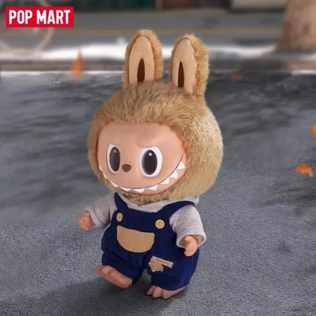 Authentic Bubble Mart Trendy Toy Time Chill Labubu Vinyl Plush Doll Hand-Made PVC Blind Box Ornament Surprise Feature Frozen - 图片 2