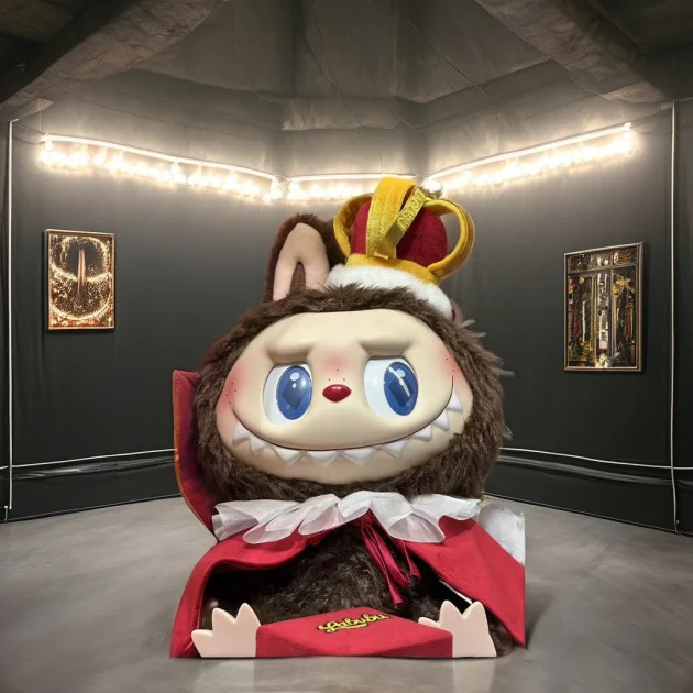 POPMART LABUBU PVC Cards King Vinyl Plush Adventure Mystery Boxes Bubble Mart Chess Collection for Boys - 图片 3