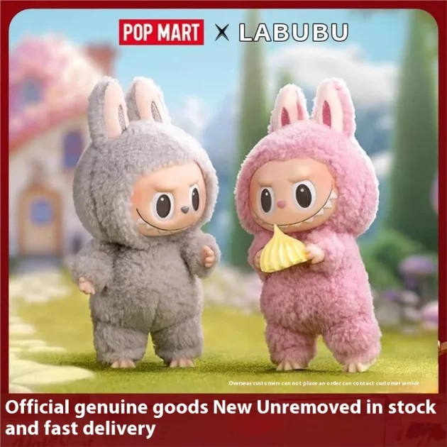 Labubu1.0  Blind Box  exciting  Macaron PVC Plush Figure Bag Pendant - 图片 5