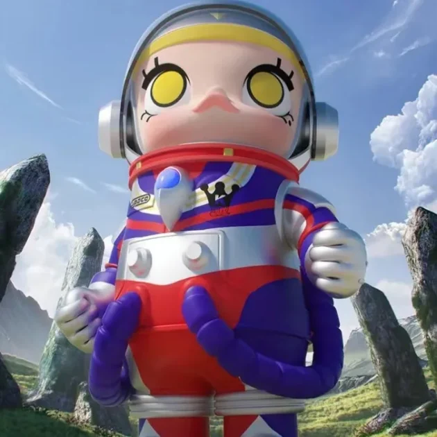 High Quality POPMART Bubble Mart MEGA SPACE MOLLY Degas Altman 400% Big Doll - 图片 3