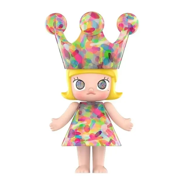 For Pop Mart Limited Edition 400% Mega Royal Molly Bubble Series Action Figure Genuine Cartoon Decor Model Toy Surprise Mystery - 图片 6
