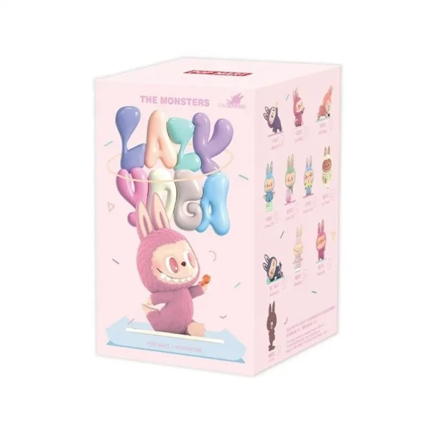 POPMART Bubble Mart the MONSTERS Lazy Yoga Series Blind Box LABUBU Hand-made - 图片 6