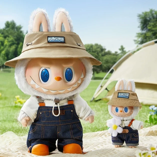 Bear Play Bubble Mart From the Spring Wild Home Series PVC Vinyl Labubu Plush Doll with Frozen Characters Mystifying Box Product - 图片 4
