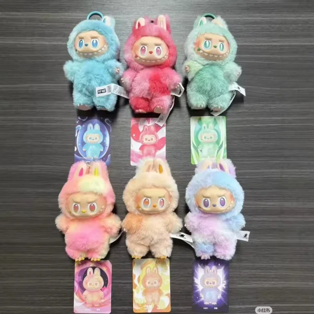 Most Popular POPMART LaBuBu V3 Bubble Mart Sit Party Vinyl Plush Blind Box Gift Ornaments - 图片 4