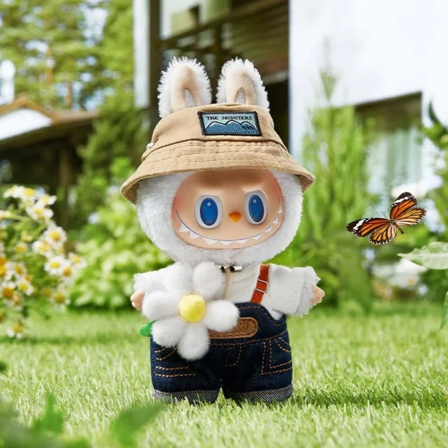 Bear Play Bubble Mart From the Spring Wild Home Series PVC Vinyl Labubu Plush Doll with Frozen Characters Mystifying Box Product - 图片 5