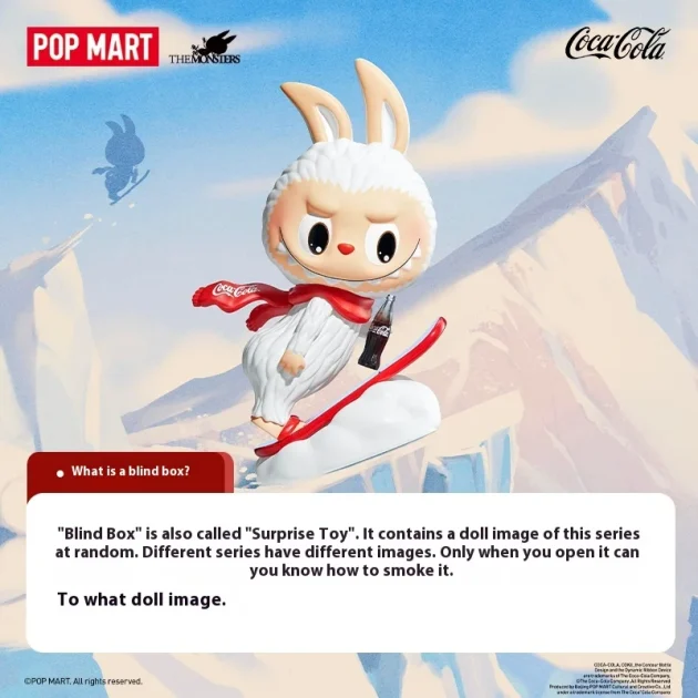 POPMART Bubble Mart Wholesale Kawaii Genuine Labubu Original V2 the Monsters Coco Cola Vinyl Plush Figure Toys Blind Box Gift - 图片 2