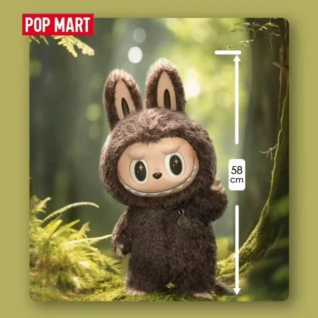 Limited 58cm Bubble Mart Babu Monster I Found You Rubber Face Plush Toy Labubu Anime Doll Collection Model Doll Toy Blind Box - 图片 6