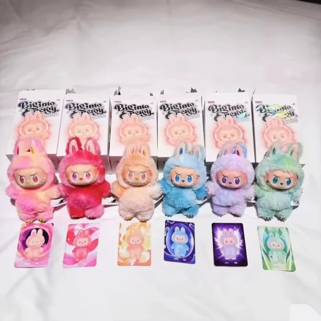 Most Popular POPMART LaBuBu V3 Bubble Mart Sit Party Vinyl Plush Blind Box Gift Ornaments - 图片 2