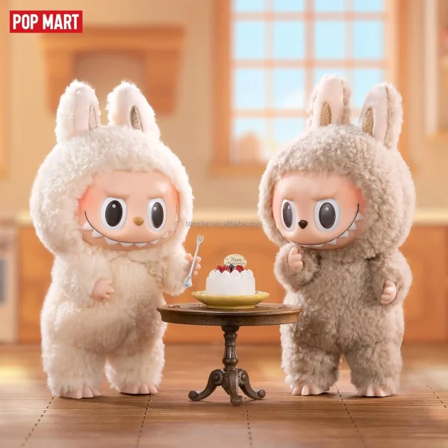 POPMART Bubble Mart LABUBU Labu Heart Macaron Vinyl Face Series PVC Toy Collectible Hand-held Blind Box - 图片 6