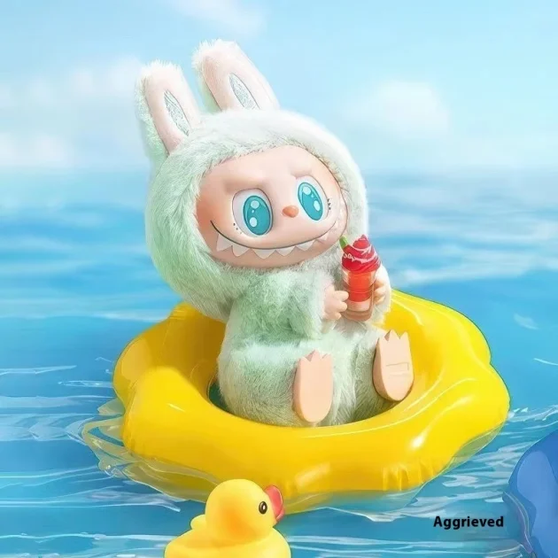 POPMART 2nd Generation Trendy Play Blind Box Labubu Sitting Party Vinyl Plush Frozen Animal Toys From Bubble Mart - 图片 5